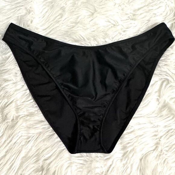 NWT J. Crew '90s High-Leg Bikini Bottom in Black Size XXL - Picture 4 of 10